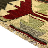 Handwoven Vintage Wool Rug Traditional Turkish Area Rug- 156x312cm