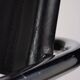 Paire de chaises Matteo Grassi MG5 cuir noir et chrome