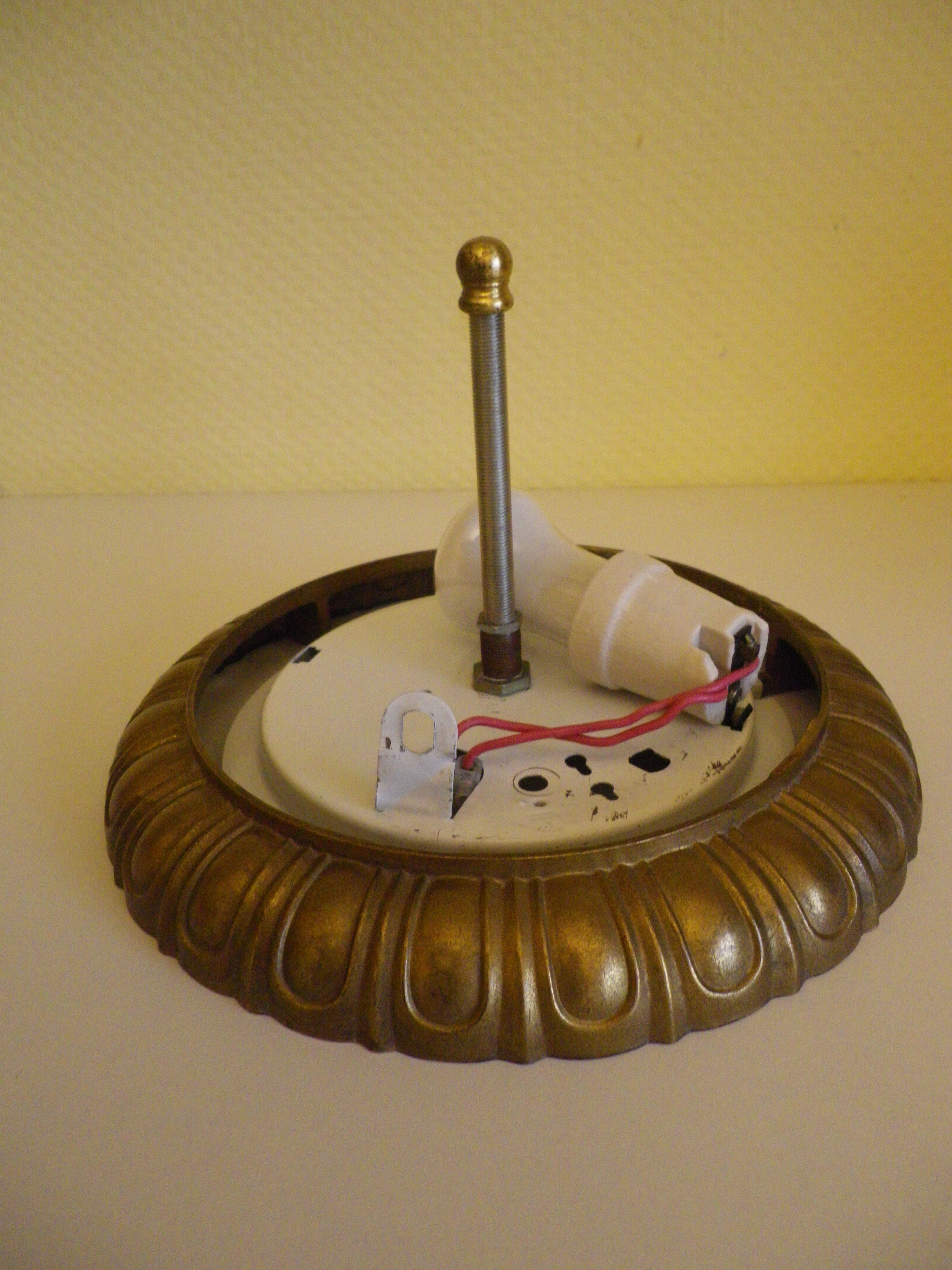 Art Deco-style plafonnier - 1970s