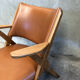 Fauteuil dal vera vintage circa 1950