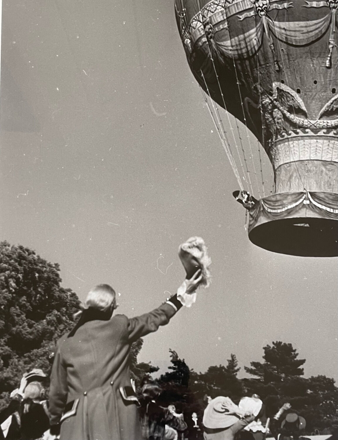 Silver photography Hot air balloon Palace of Versailles