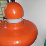 Orange suspension lamp