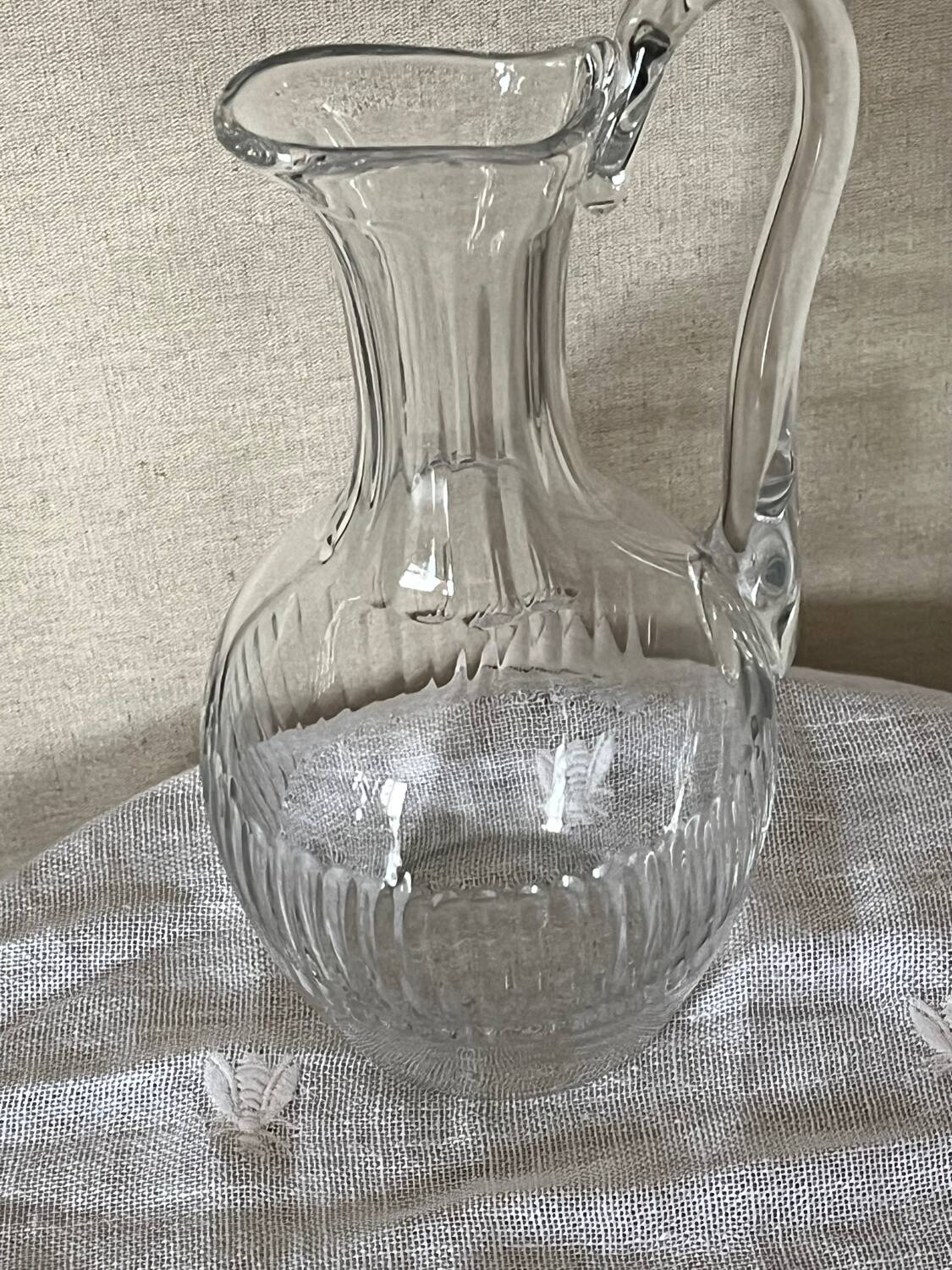 Baccarat crystal pitcher
