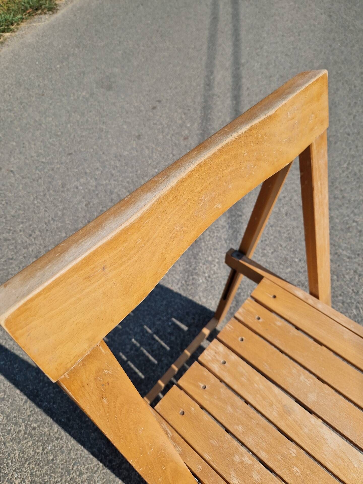 Set of 4 folding chairs by Aldo Jacober