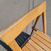 4 chaises pliantes par Aldo Jacober