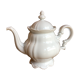 White porcelain teapot