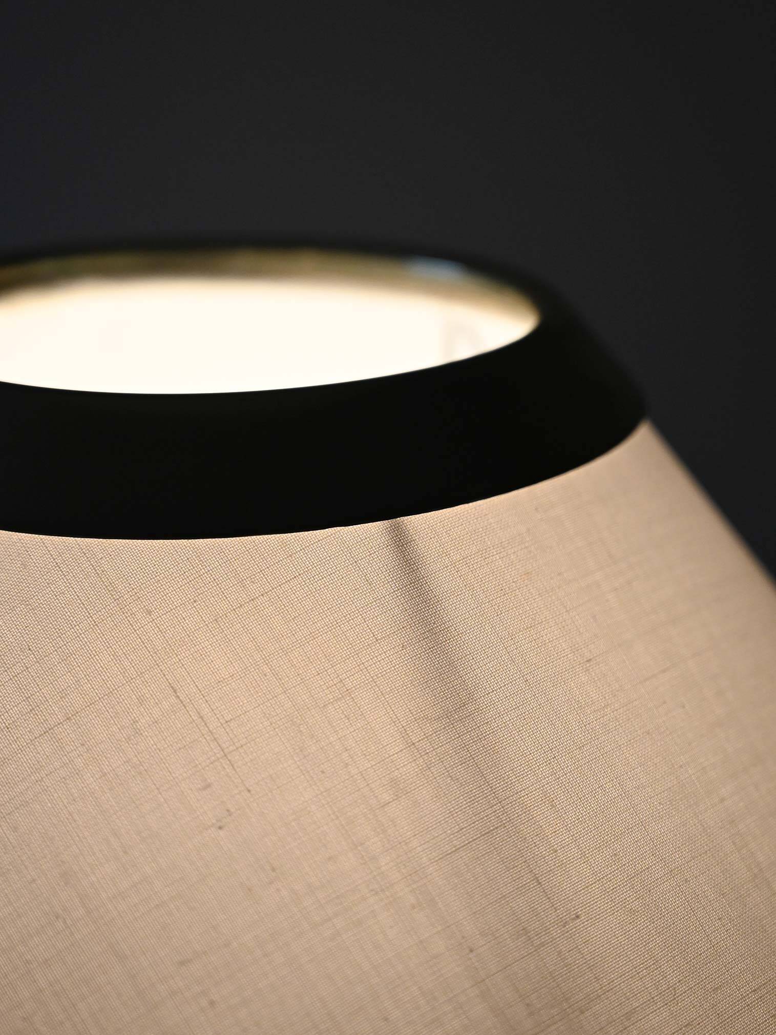 Pair of Scandinavian Brass Floor Lamps