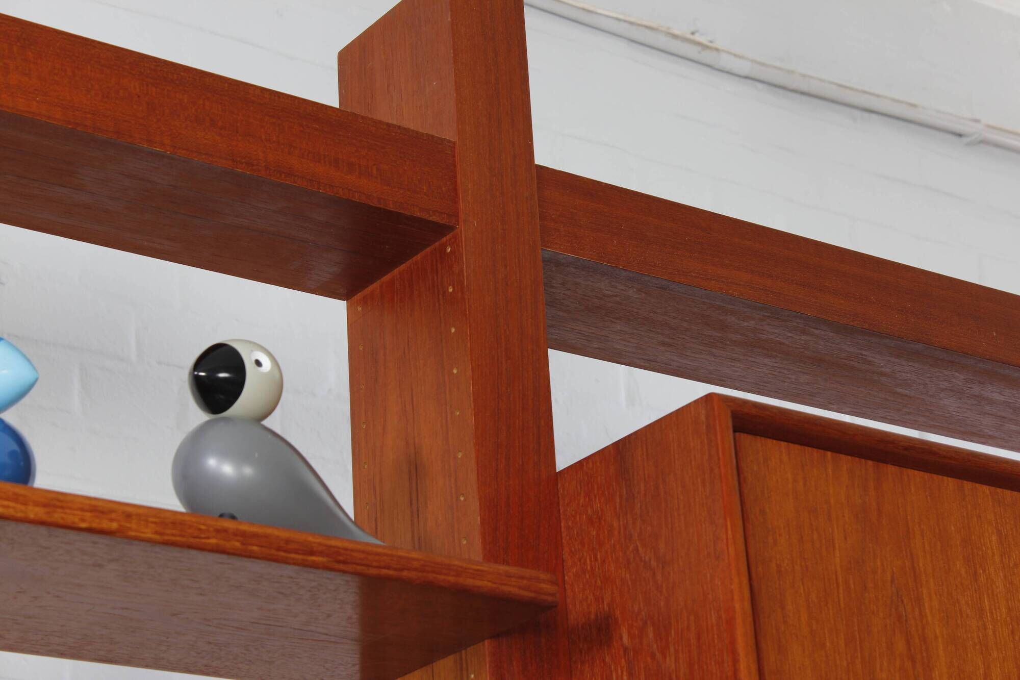 Teak cabinet shelf wall unit RT Möbel Ristenpatt design vintage