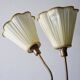 1950s Scandinavian teak and brass floor lamp