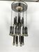 Mid- Century glass and chrome chandelier by Sciolari. Italy 1960s