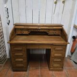American oak desk