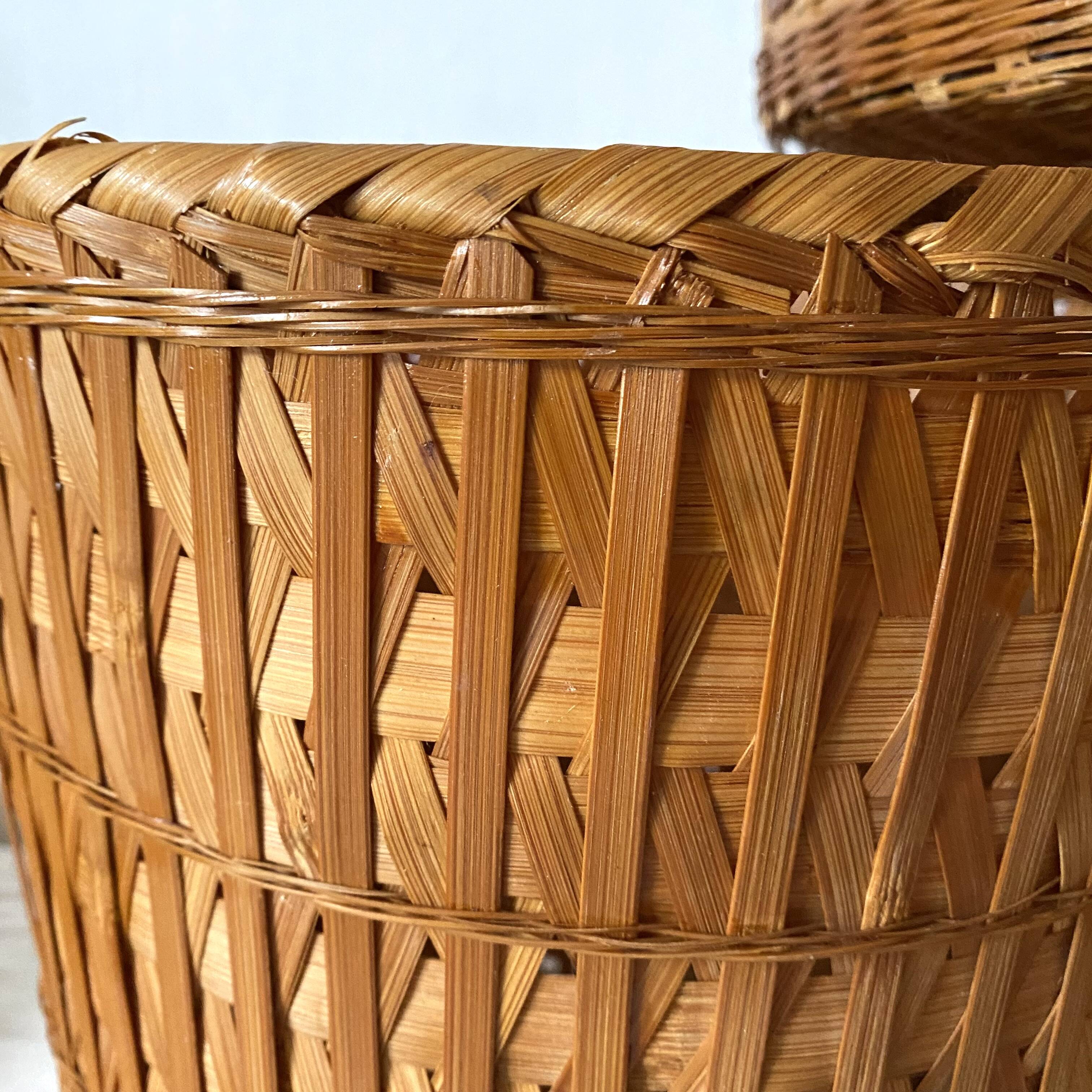 Bamboo pot holders, large size, set of 3