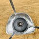 Paire de tabourets en aluminium