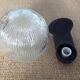 Glass ball globe wall lamp