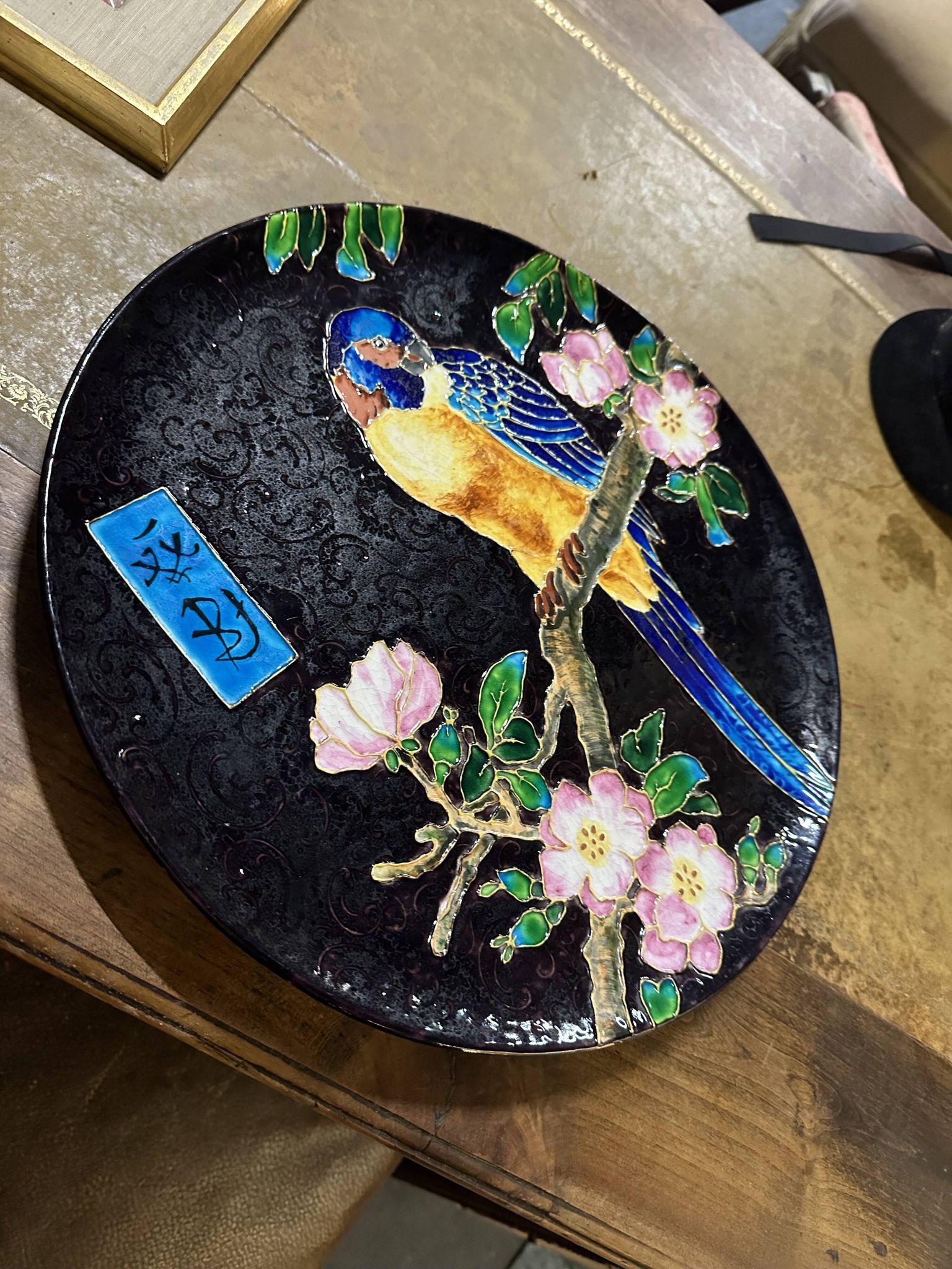 Caranza old man porcelain dish