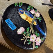 Caranza old man porcelain dish