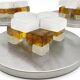 Set of 3 modernist glass ice appliques from Murano Poliarte 1970.