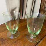 Two uraline glasses