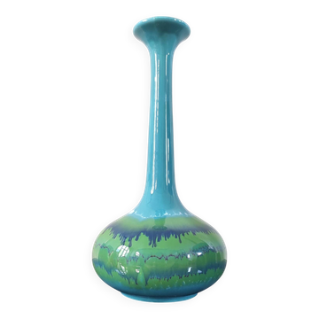 vintage enamelled ceramic soliflore, 1970s