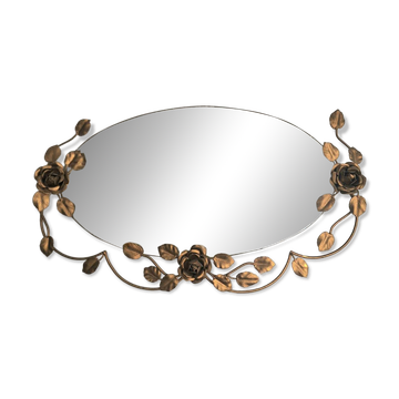 Grand Miroir Art Deco, Décoration Retro Vintage