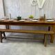 Table de ferme 270x85cm