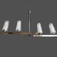 Chandelier mid century modern geometric shape 1 meter long