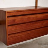 Royal System wall unit designed by Poul Cadovius for Cado, Denmark 1950’s