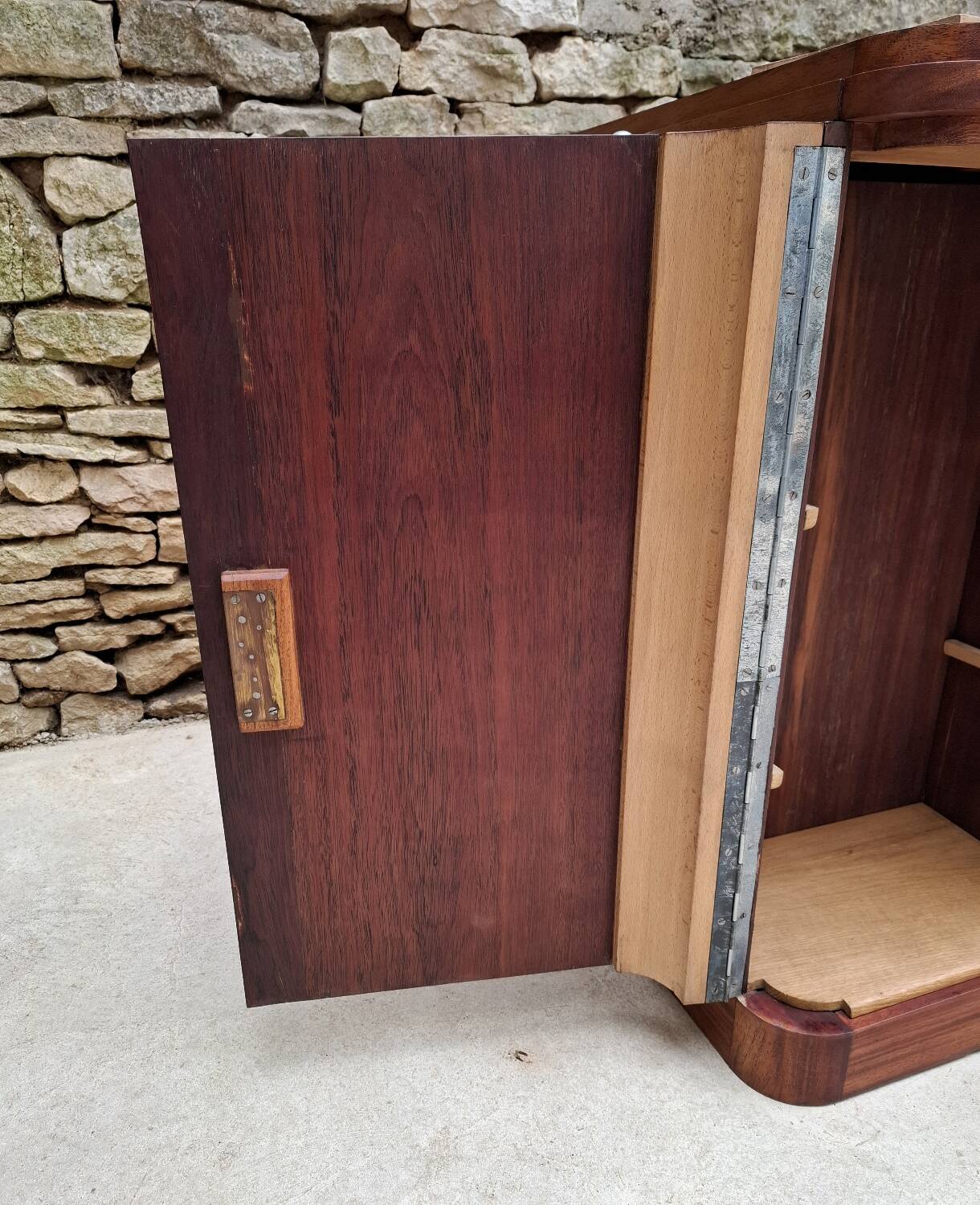 Art Deco Desk in Macassar Ebony