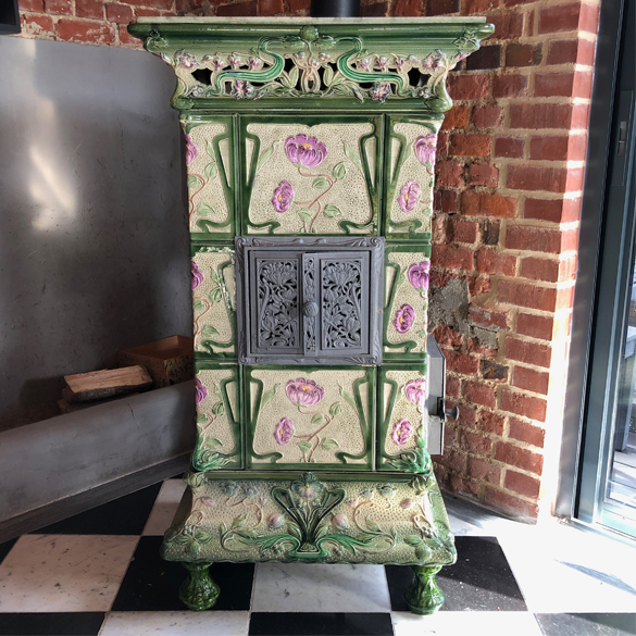 Old wood stove XIX th fully restored