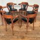 6 Chaises de bistrot en bois courbé DLG Baumann Thonet Fischel