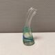 Beau vase en verre fait main, du Danemark des années 1960-70