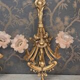 Paire d appliques laiton massif 81 x 49