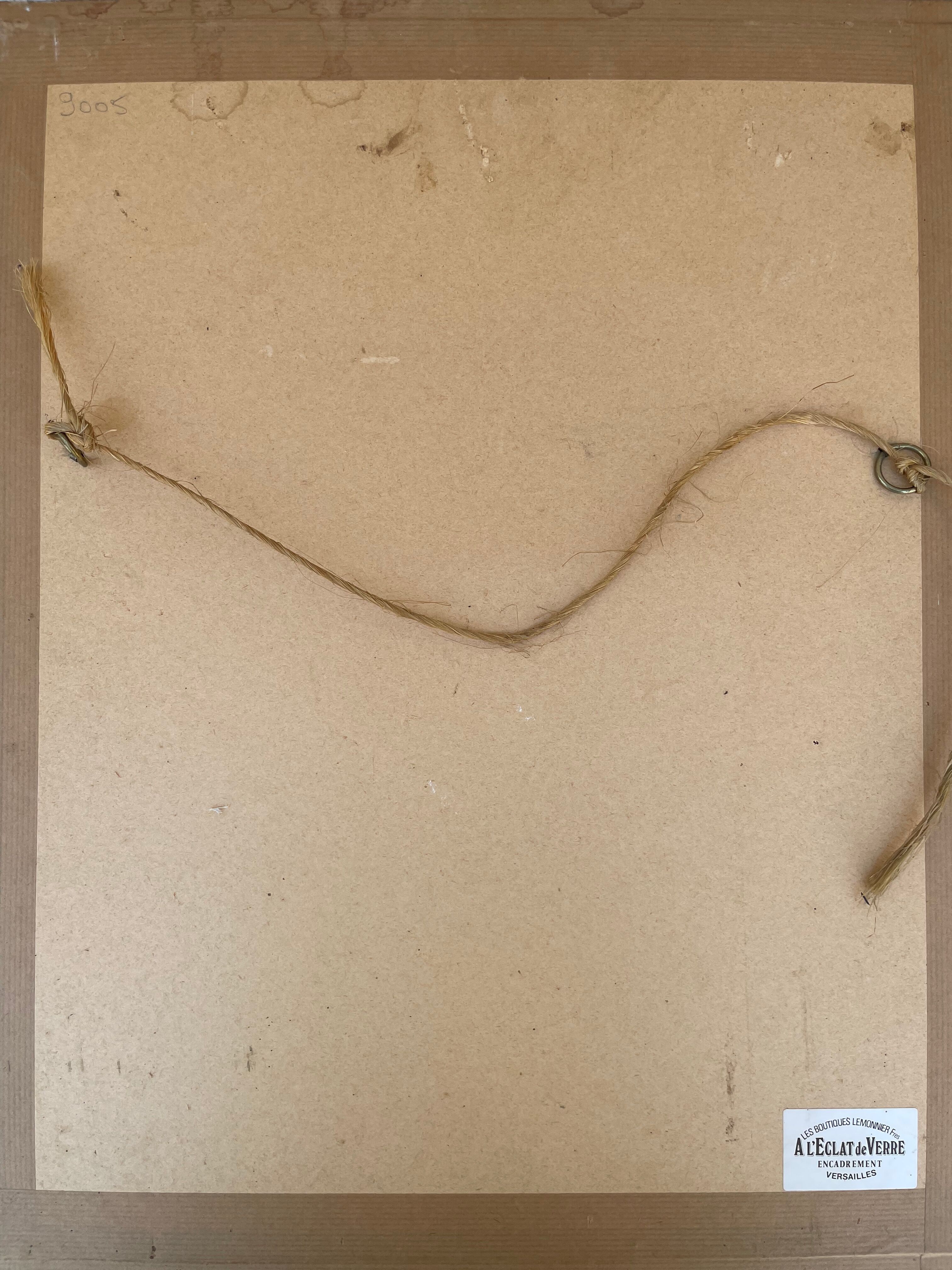 Painting old still life painting with roses Still Life XXth