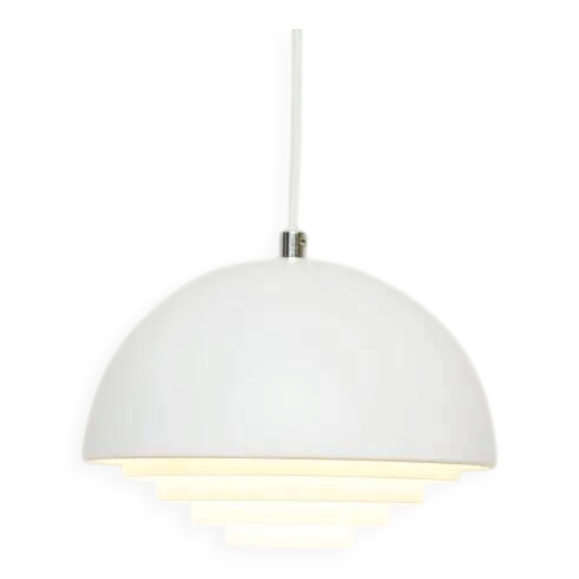 White Scandinavian lamp, Denamrk 90s
