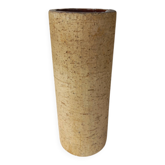 Grand vase rouleau liège