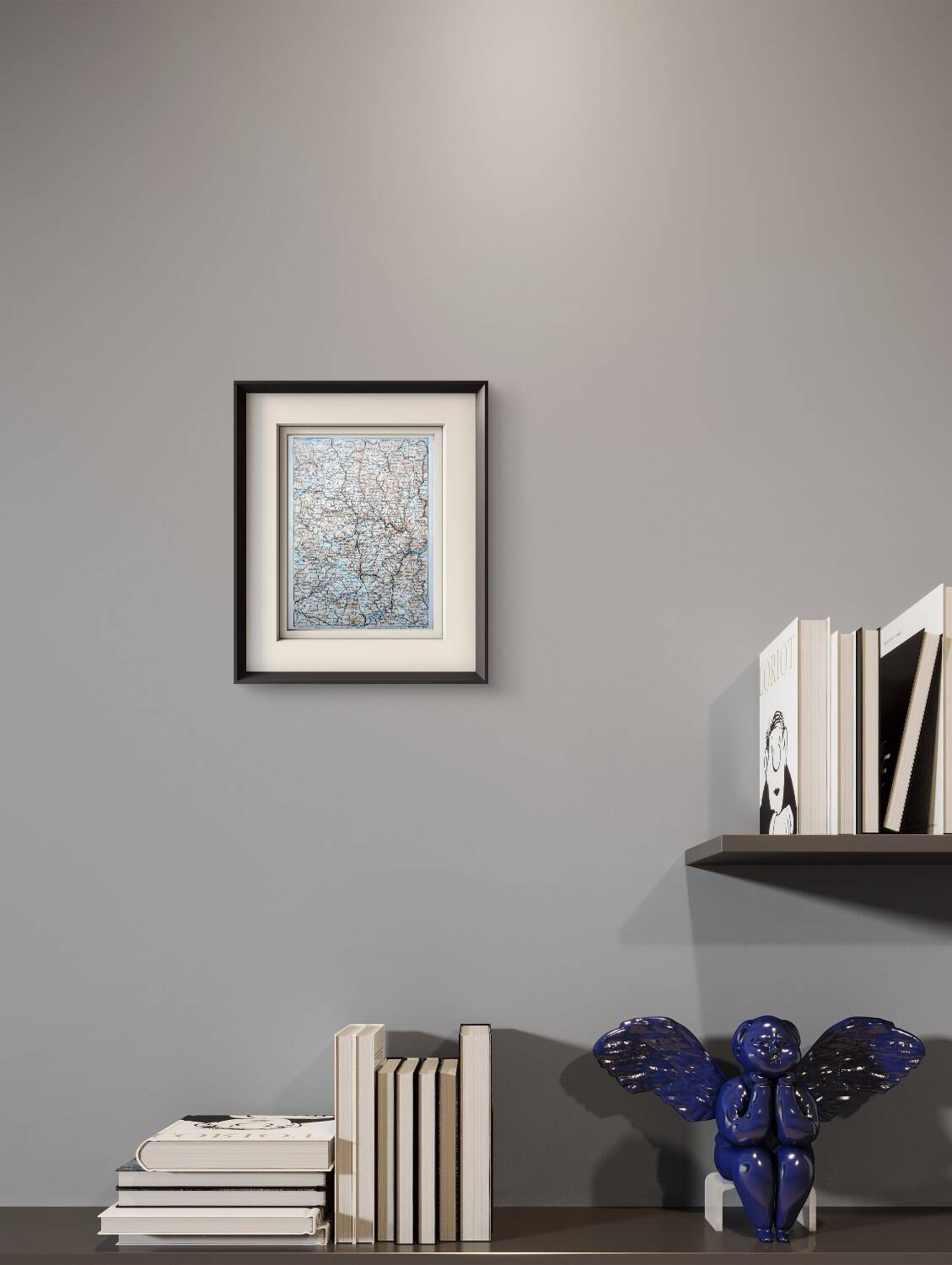 Printed in 1910, Luxembourg and its surroundings.