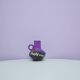 Un vase vintage Fatlava Walter Becht aux reflets violets et bronze