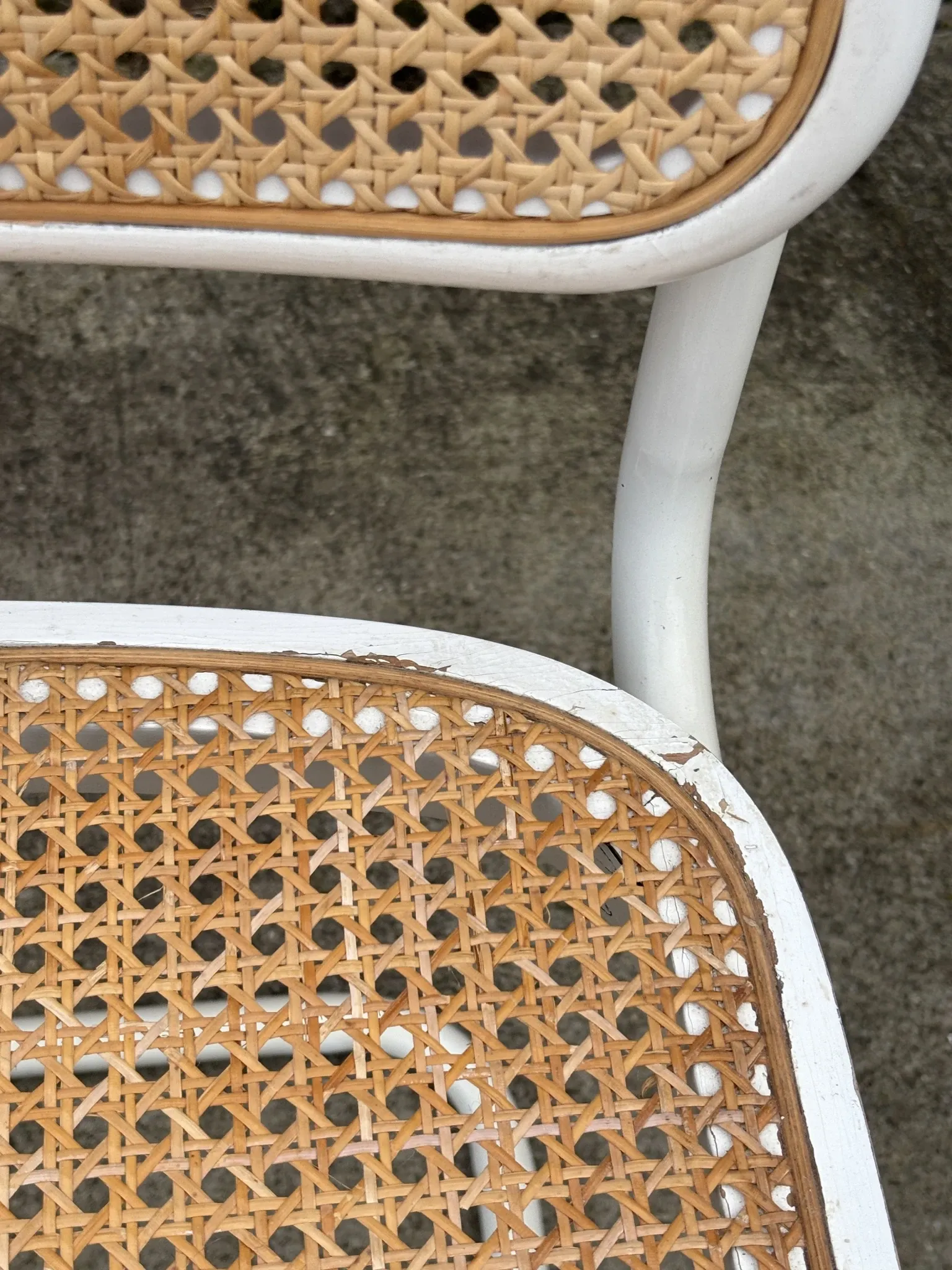 Cesca design chair b32 model in white