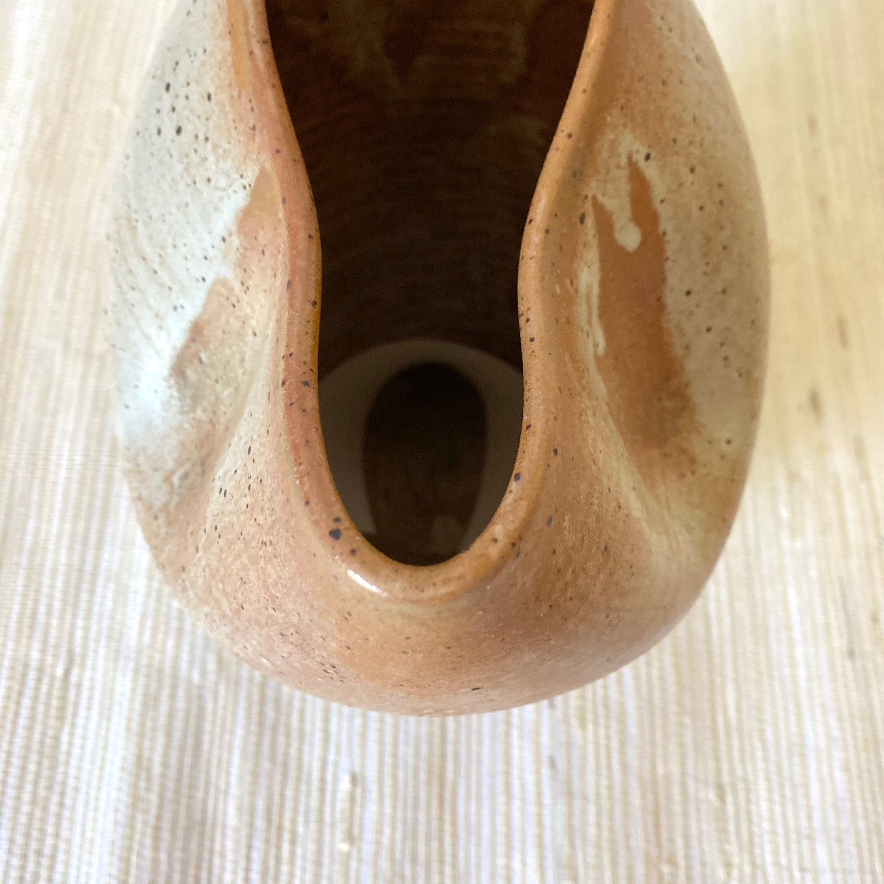 Stoneware pitcher, handcrafted