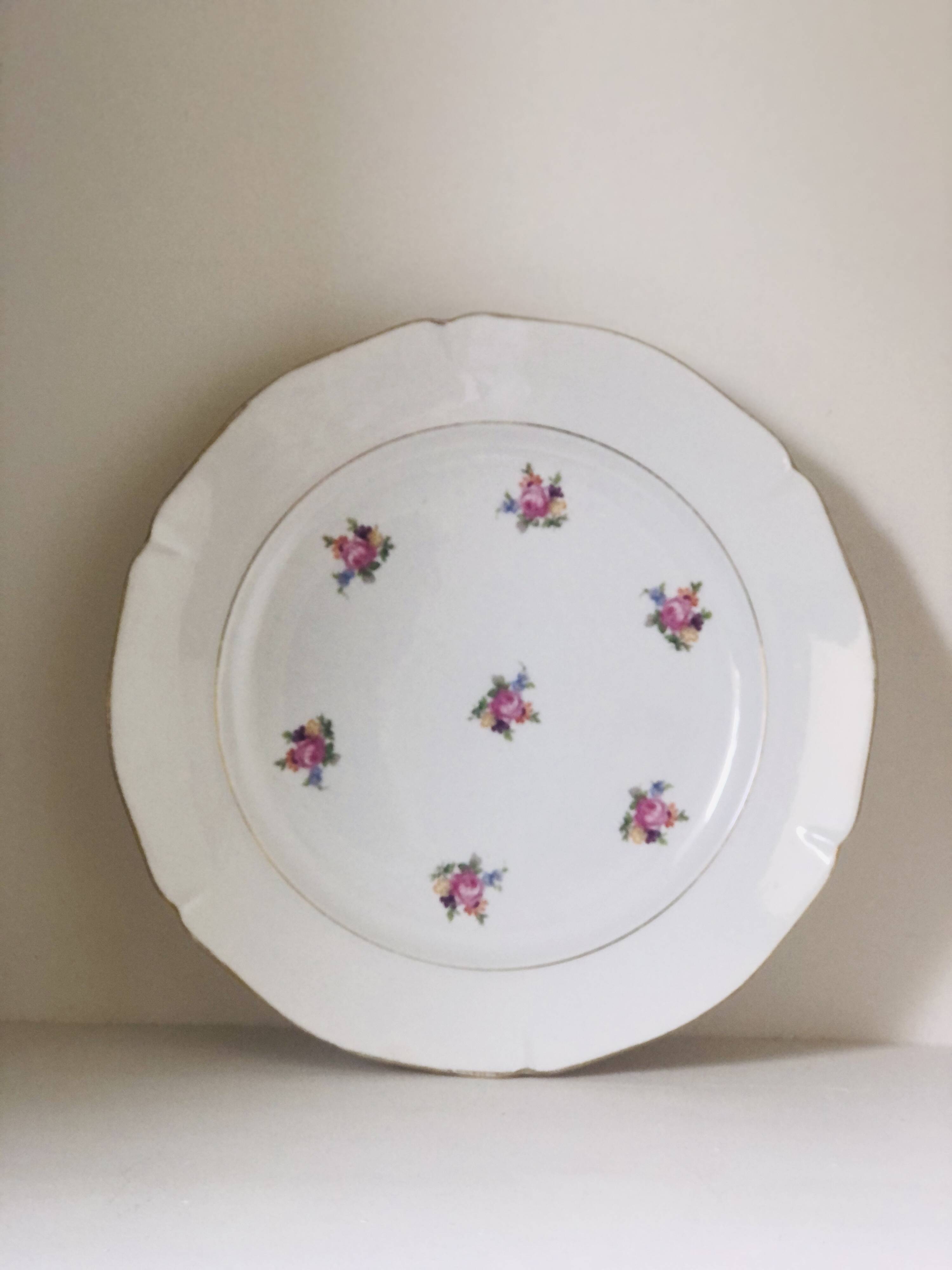 Céranord porcelain presentation plate