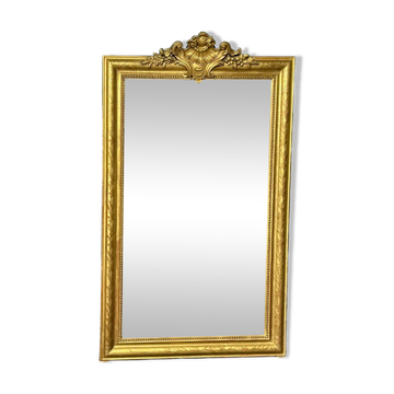 Miroir ancien H140x 82,5 d’époque Louis Philippe très bon état