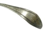 Soup ladle, Scandinavian functionalism, silver-plated brass, Denmark, early 20th century