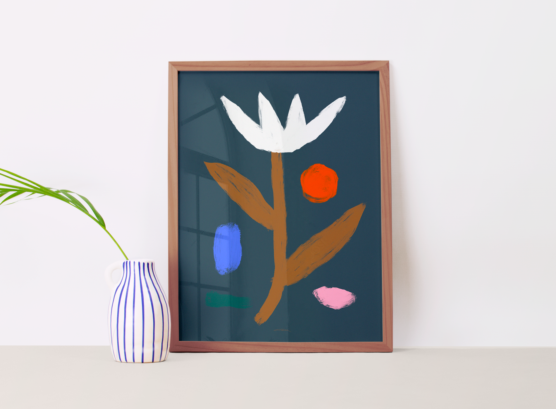 Wall poster plant colorful flower 50cm*70cm