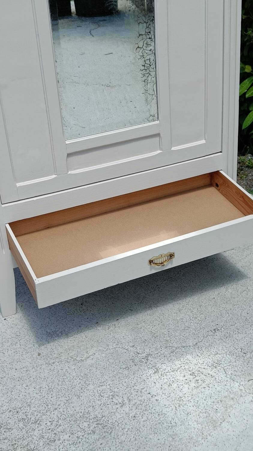 White art deco Parisian wardrobe