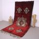 Burgundy Vintage Moroccan Rug 160 x 350 cm - Berber Wool Rug - Handmade rug
