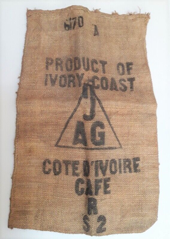 Bag 95x57cm coffee Ivory Coast jute