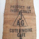 Bag 95x57cm coffee Ivory Coast jute