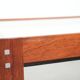 Art Deco coffee table with a glass top in very good condition