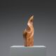 Forme sculpturale en chêne solide