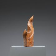 Sculptural form in solid elm